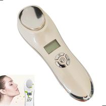 Massageador Facial Elétrico Quente e Frio com Vibração IHC Cor Branco 110v 220v Basall