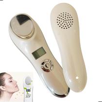 Massageador Facial Elétrico Quente e Frio com Vibração IHC Cor Branco 110v 220v