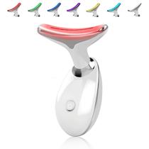 Massageador facial FancyMouse para rosto e pescoço com LED de 7 cores