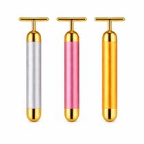 Massageador Facial Gold Elétrico Anti Idade para Firmeza e Colágeno - Star Produtos