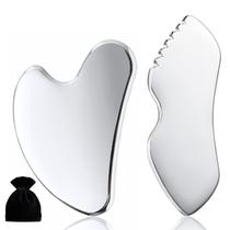 Massageador facial Gua Sha Set em aço inoxidável ALOYGUZ Massageador facial Gua Sha Set em aço inoxidável ALOYGUZ
