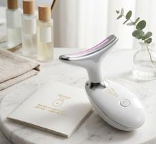 Massageador Facial Led Elétrico 3 em 1 Tratamento Lift Massageador Facial Led Elétrico 3 em 1 Tratamento Lift