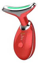 Massageador Facial Led Tratamento Lift EMS com Aquecimento