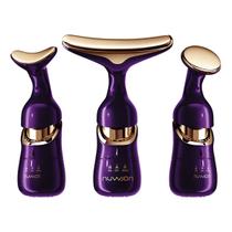 Massageador Facial Lifting 3 Em 1 Redutor de Papada e Rugas Estímulo de Colágeno com Microcorrente Premium Design de Luxo Massageador Facial Lifting 3 Em 1 Redutor de Papada e Rugas Estímulo de Colágeno com Microcorrente Premium Design de Luxo