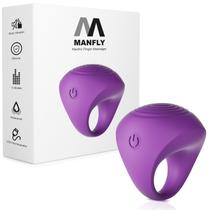 Massageador facial MANFLY Mini à prova d'água recarregável roxo