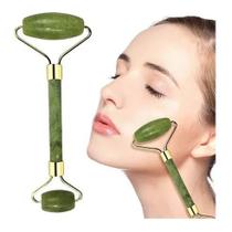 Massageador Facial Pedra De Jade Rolo Anti Rugas Stress - Minymix