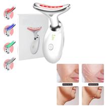 Massageador Facial Portátil LED 3 Cores para Cuidados com o rosto