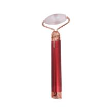 Massageador Facial Roller Vibratório 2 Cabeças Quartzo Rosa Top Total Massageador Facial Roller Vibratório 2 Cabeças Quartzo Rosa Top Total