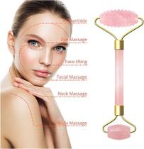Massageador Facial Rosa de Quartzo - Cuidados para pele