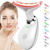 Massageador Facial SDKWDH com Luz Vermelha e 7 Cores Vibratórias