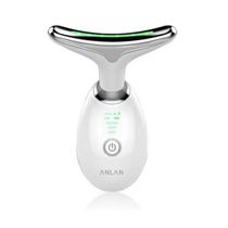 Massageador Facial Terapia Led 3 Luzes Pescoço Rugas Papada