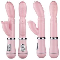 Massageador Feminino Com lingua estimulador 12 modos de intensidade sex shop charmosa collection Massageador Feminino Com lingua estimulador 12 modos de intensidade sex shop charmosa collection
