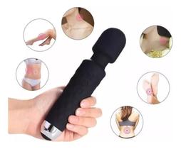 Massageador Intimo Elétrico Feminino Varinha Magica Top Usb Recarregavel