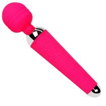 Massageador Íntimo Vibrador Varinha Mágica Portátil Recarregável 10 Modos de Vibração