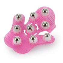 Massageador Luva Corporal Massagem Estética Manual 9 Esferas