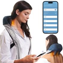 Massageador Miko Shiatsu para Pescoço e Costas com Calor - Massagem Sem Fio