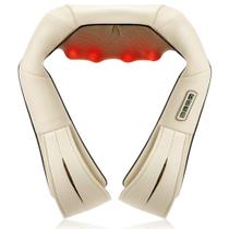 Massageador Nekteck Shiatsu para pescoço e costas com massagem térmica 3D
