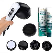 Massageador Orbital 360º Drenagem Linfática AntiCelulite + Gel Lipo