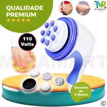 Massageador Orbital 360º Spin Relax Tone 110V Linha Premium Elétrico Para Celulite Culote Quadril abdomen Tira Barriga Gordura Corpo Vibração Pescoço Massageador Orbital 360º Spin Relax Tone 110V Linha Premium Elétrico Para Celulite Culote Quadril abdomen Tira Barriga Gordura Corpo Vibração Pescoço