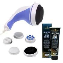 Massageador Orbital Relax Spin Tone 110v e Gel 30 Ervas