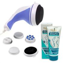 Massageador Orbital Relax Spin Tone 110v e Gel Redutor Slim