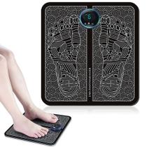 Massageador Ortopédico Tapete Almofada Pulso Elétrico Pés Ems - Tela Digital