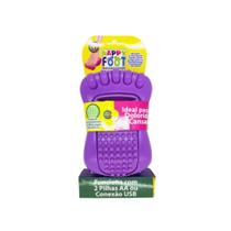 Massageador para pés happy foot roxo mg02 - ortho pauher