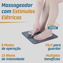 Massageador Para Pés Pernas Ems Magnético Relaxante Pro TAPETE Massageador Para Pés Pernas Ems Magnético Relaxante Pro TAPETE