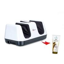 Massageador para Pés Relax Pró Bivolt com Aquecimento + Creme Sebo de Carneiro
