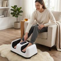 Massageador Pés e Pernas Elétrico Vibração Massagem Shiatsu Relaxamento