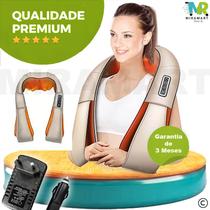 Massageador Pescoço 110V Colete Relaxante Costas E Ombro 3d Shiatsu Infravermelho