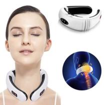 Massageador Pescoço Elétrico Portátil Shiatsu Ombro Costas Cervical