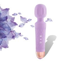 Massageador pessoal Niclove 3 em 1, 20 modos, 8 velocidades, roxo Massageador pessoal Niclove 3 em 1, 20 modos, 8 velocidades, roxo