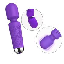 Massageador Portátil 28 Modos de Vibração e 8 Intensidades - kapbom