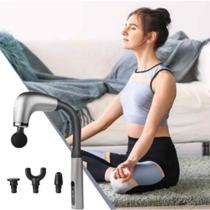 Massageador Portátil Elétrico Curvado Alongado Para Corpo Pescoço Cintura Ombro Sem Fio Carrega USB