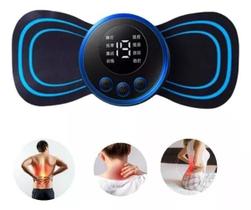 Massageador Portátil EMS Alívio Muscular 8 Modos