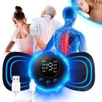 Massageador Portátil EMS Alívio Muscular 8 Modos