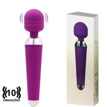 Massageador Recarregável Corporal em Silicone com 10 Modos de Vibração GOOD VIBES Massageador Recarregável Corporal em Silicone com 10 Modos de Vibração GOOD VIBES