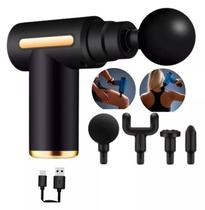Massageador Relaxamento Muscular Portátil Fascial Gun - Angjj
