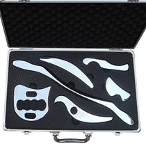 Massageador Robulove Conjunto de 7 Peças Gua Sha em Aço Inoxidável Massageador Robulove Conjunto de 7 Peças Gua Sha em Aço Inoxidável