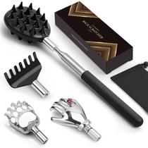 Massageador SANTAPICK Raspador de Costas Telescópico com 4 Cabeças