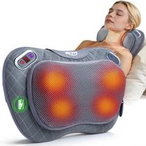 Massageador Sem Fio ALLJOY para Pescoço e Costas com Calor e Display LCD