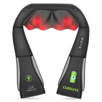 Massageador sem fio Snailax Shiatsu Neck Shoulder com calor