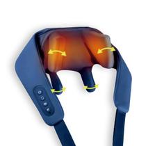 Massageador Shiatsu 6D Elétrico Portátil Pescoço Relaxmedic