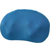 Massageador Shiatsu c/ Aquecimento Color Pillow Azul RM-ES1012 + Adaptador p/ Carro Relaxmedic - INDEFINIDO