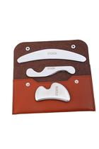 Massageador STICKON Conjunto 3 em 1 de Gua Sha em Aço Inoxidável Massageador STICKON Conjunto 3 em 1 de Gua Sha em Aço Inoxidável