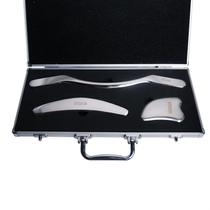 Massageador STICKON Gua Sha Conjunto de Raspadores de Aço Inoxidável Massageador STICKON Gua Sha Conjunto de Raspadores de Aço Inoxidável