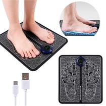 Massageador Tapete Para Pés Elétrico E Recarregável