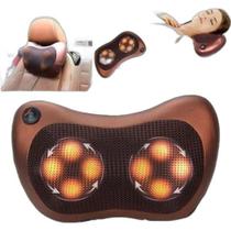 Massageador Tipo Almofada Shiatsu Corpo Todo C/Infravermelho