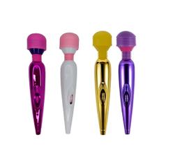 Massageador Varinha Mágica Sex Shop Recarregável com Vibração Multivelocidade